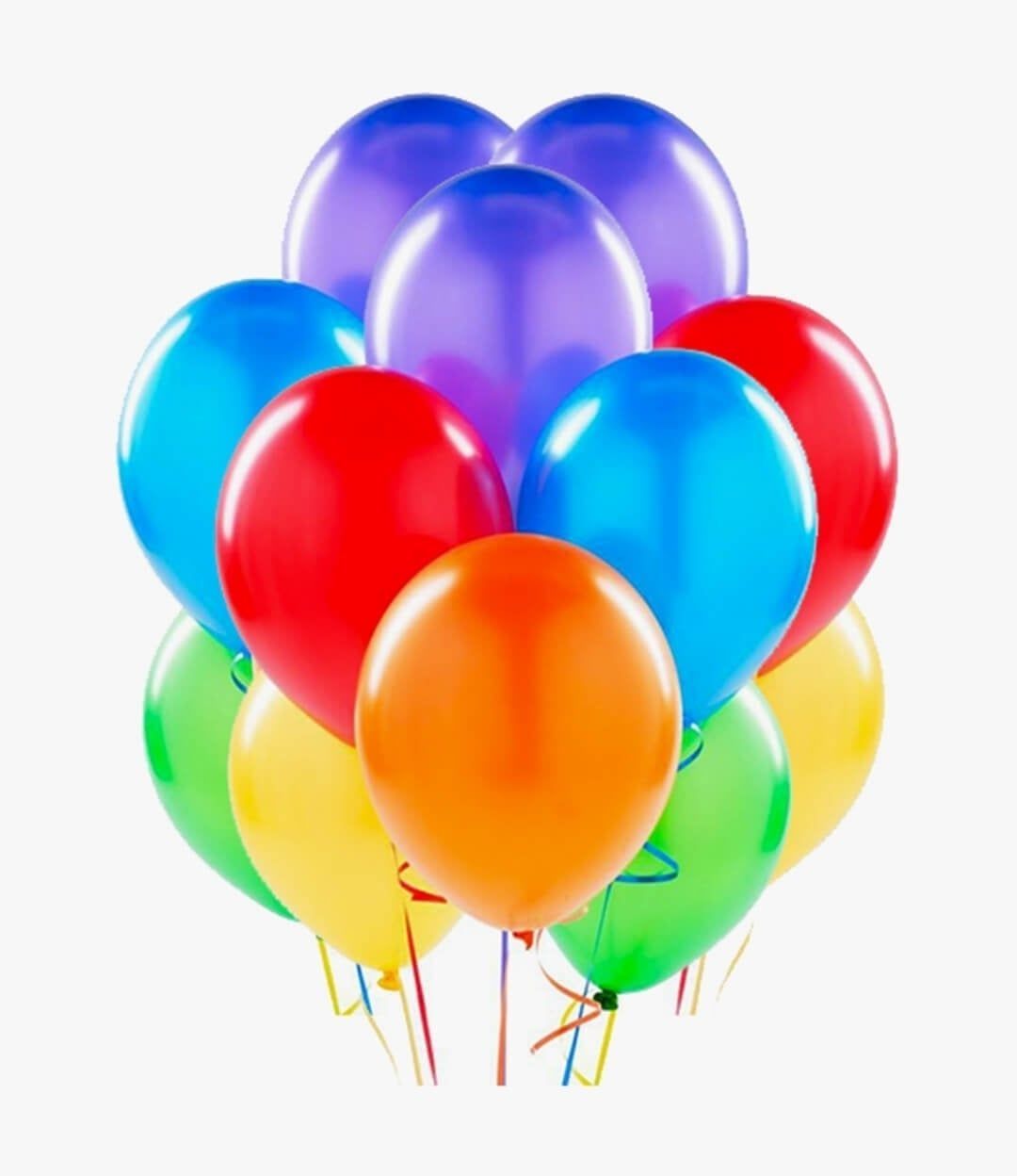 Multi-Color Helium Latex Balloons (12) product thumbnail 2