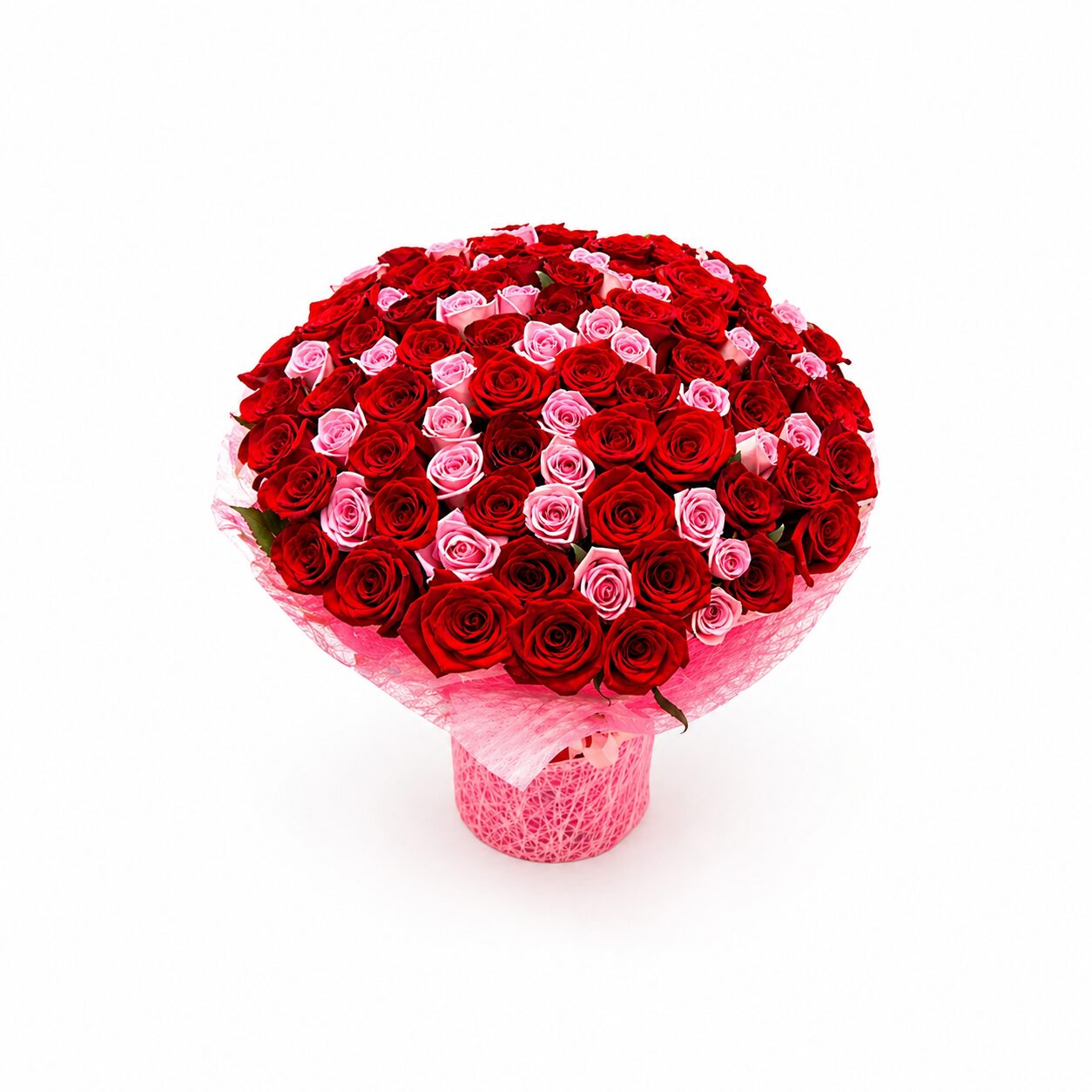 100 Pink & Red Roses Bouquet product thumbnail 2