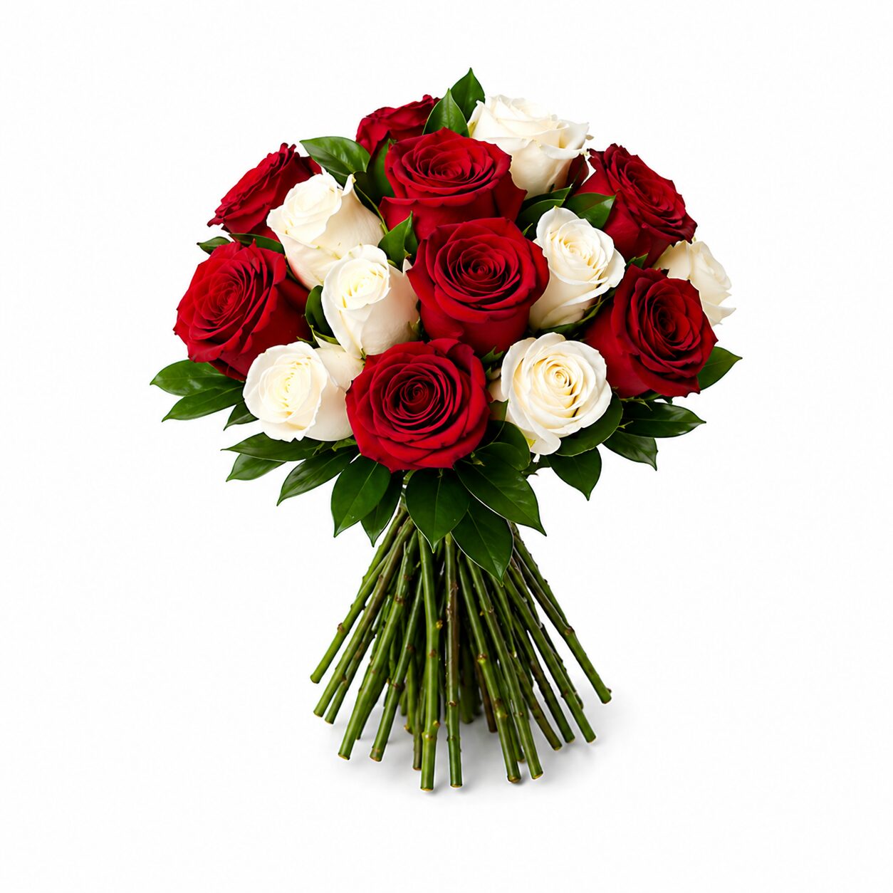 Red & White Roses Bouquet product thumbnail 2