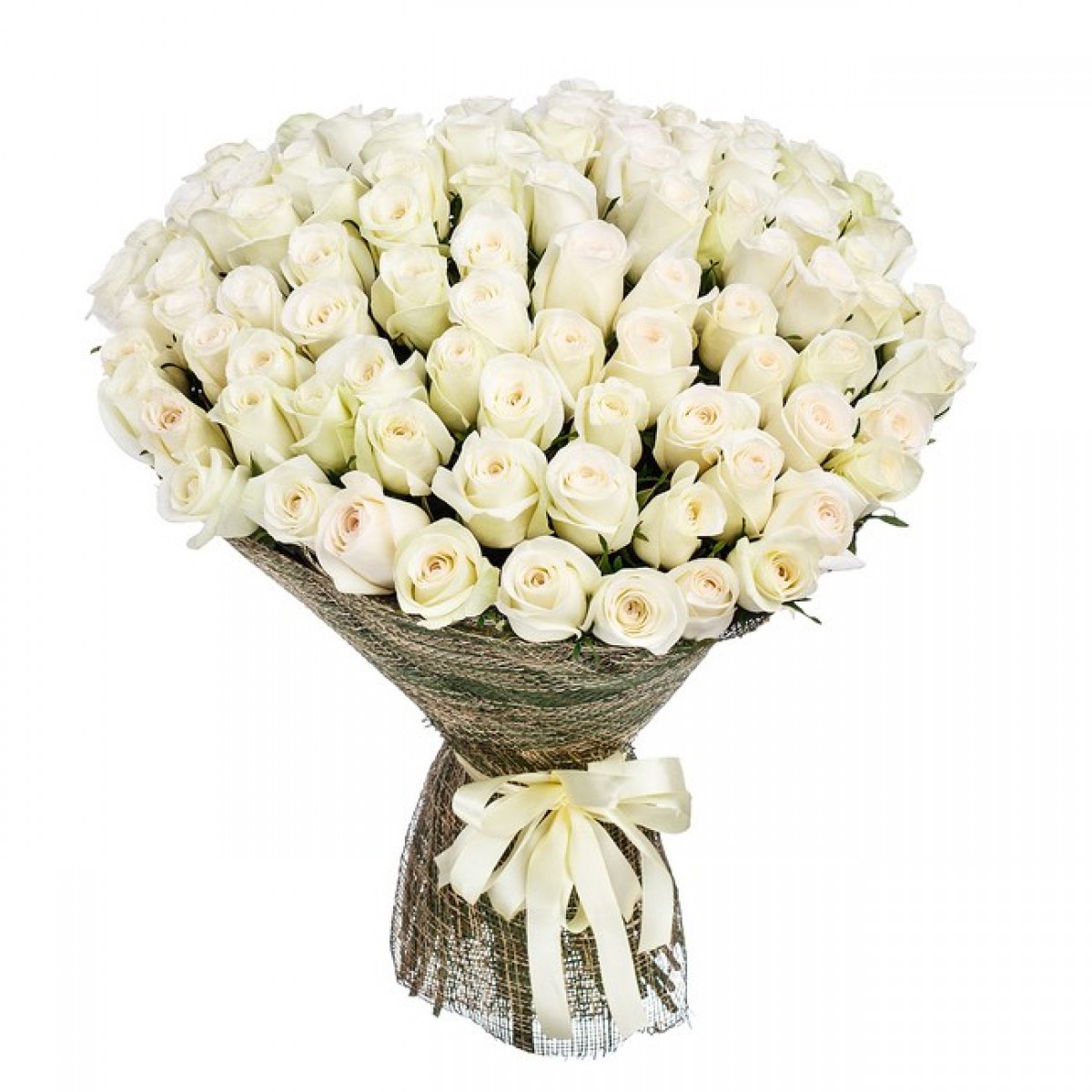 50 White Roses Bouquet product thumbnail 2