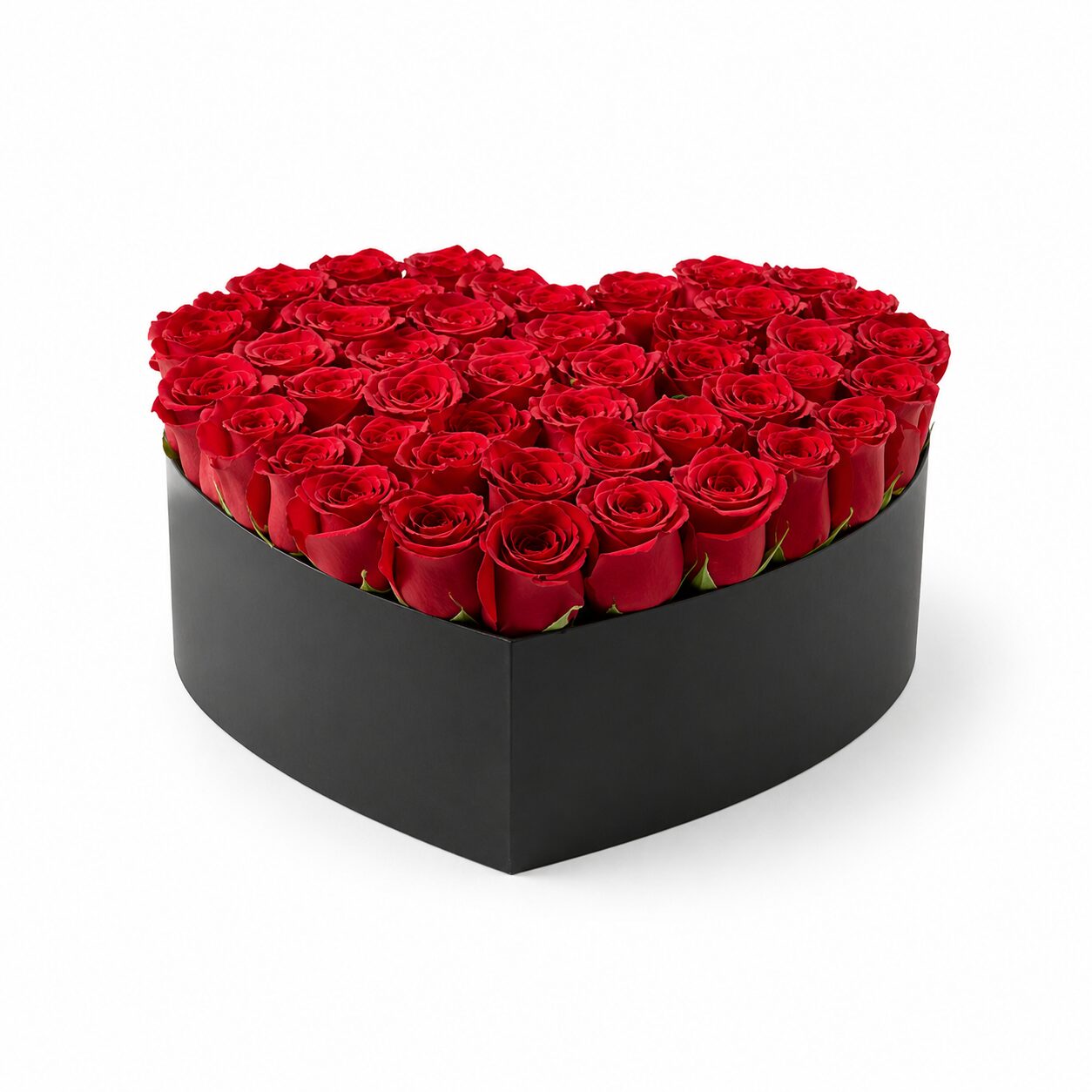 70 Red Roses Heart Box product thumbnail 2